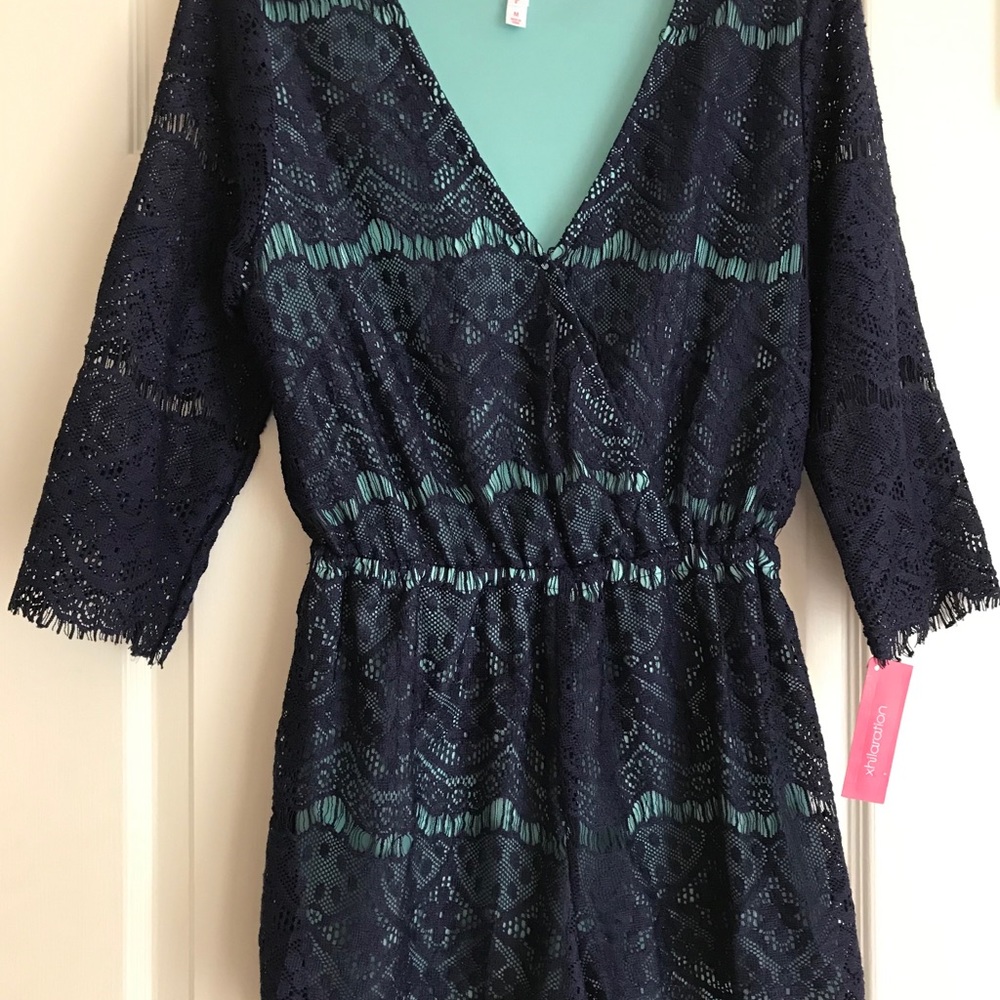 NWT Xhilaration Lace Romper - Picture 2 of 5